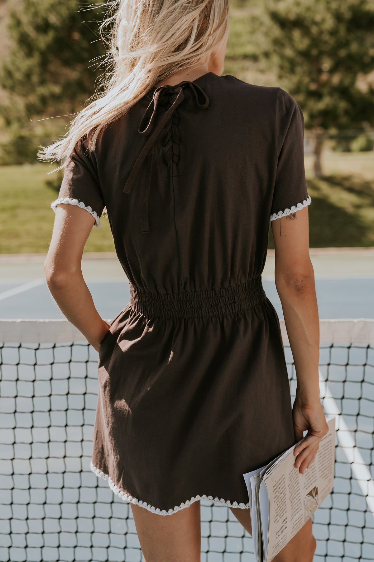Caty Stitched T-Shirt Dress - FINAL SALE