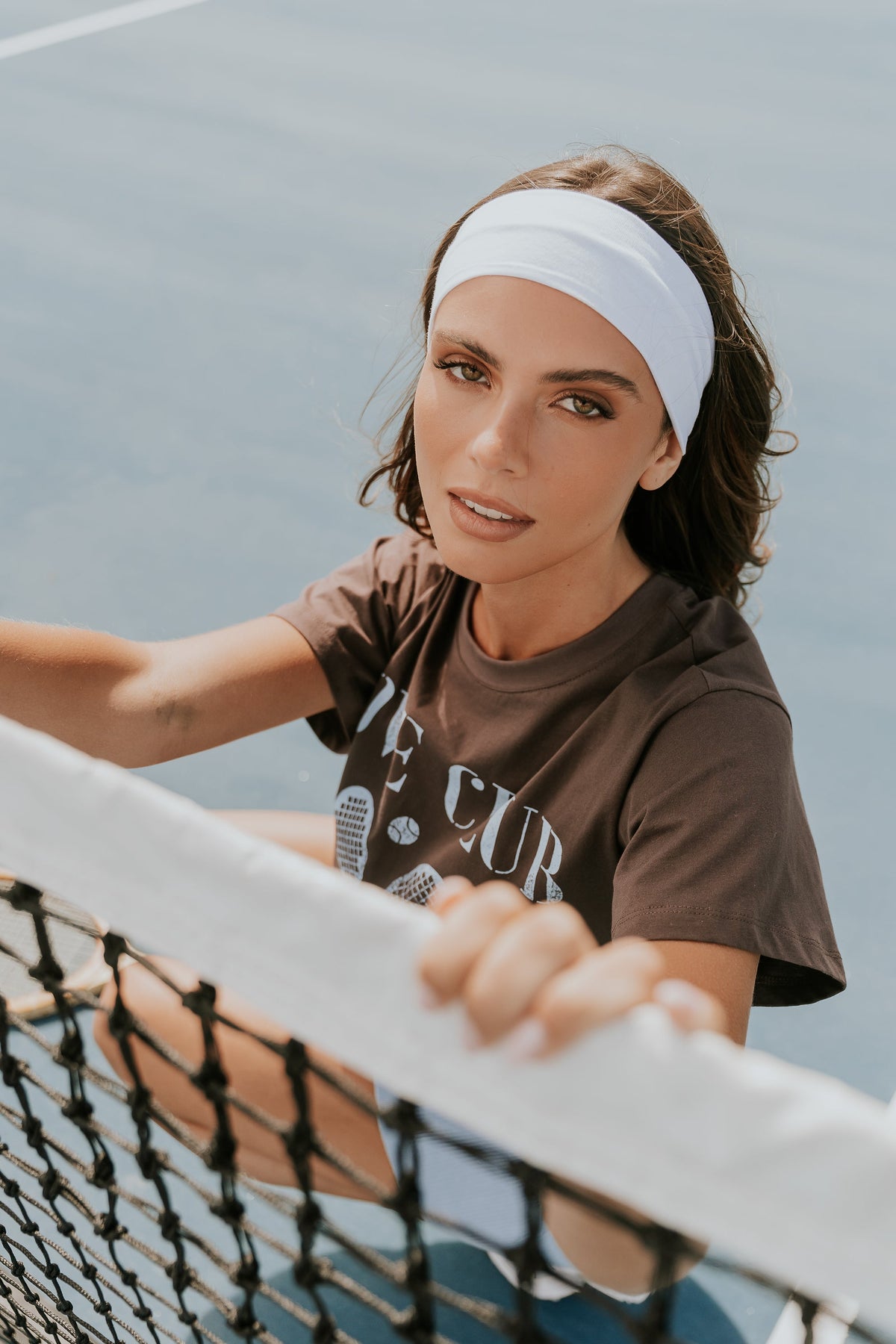 Kaila Graphic Tee in Brown - FINAL SALE