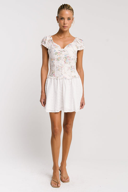 Maria Floral Mini Dress - FINAL SALE
