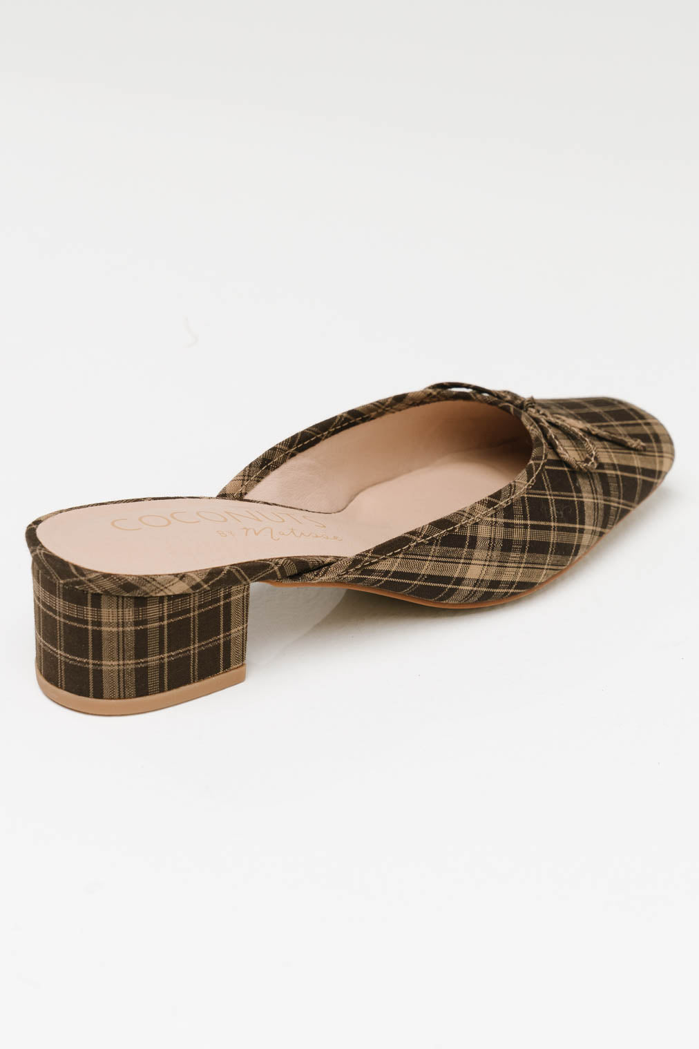 Geneva Plaid Mule