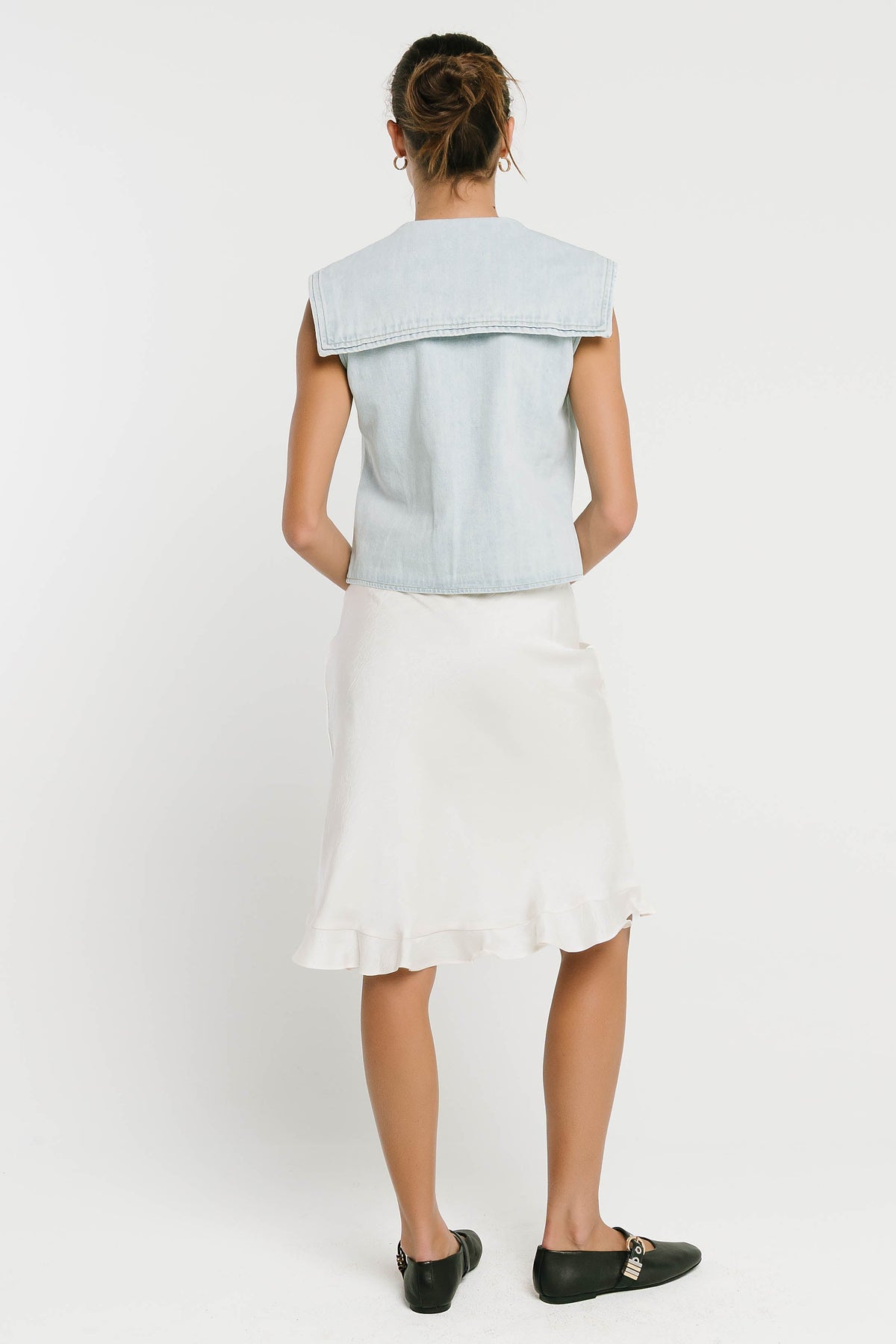 Shayla Denim Blouse