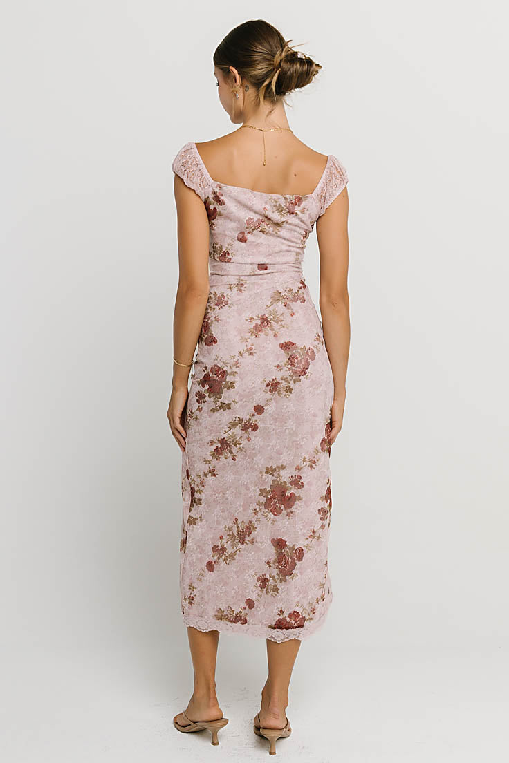 Nancie Floral Mesh Maxi Dress - FINAL SALE