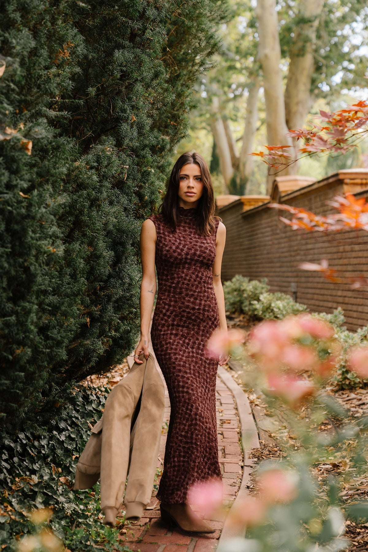 Ariel Textured Maxi Dress