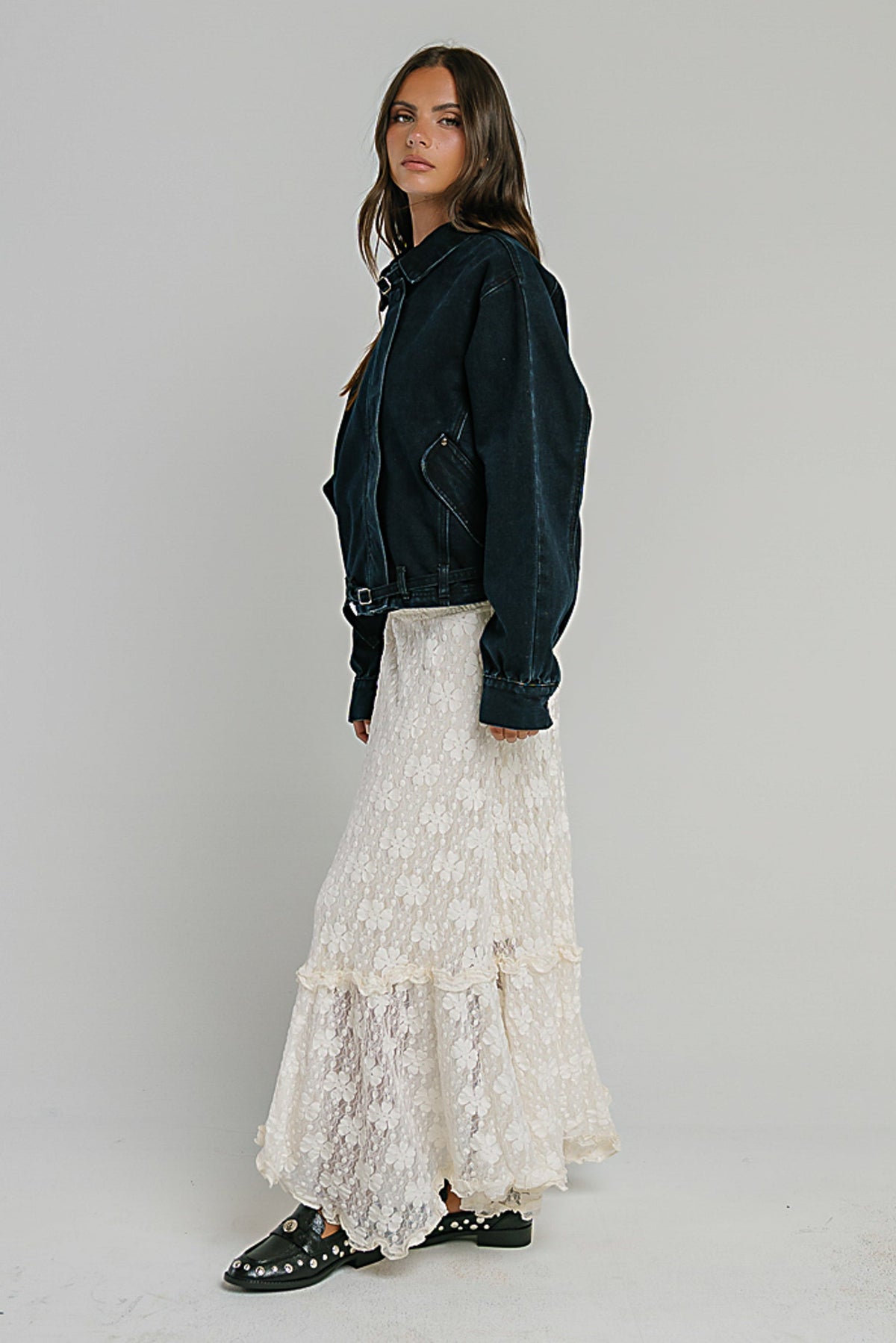 Gemma Collared Denim Jacket
