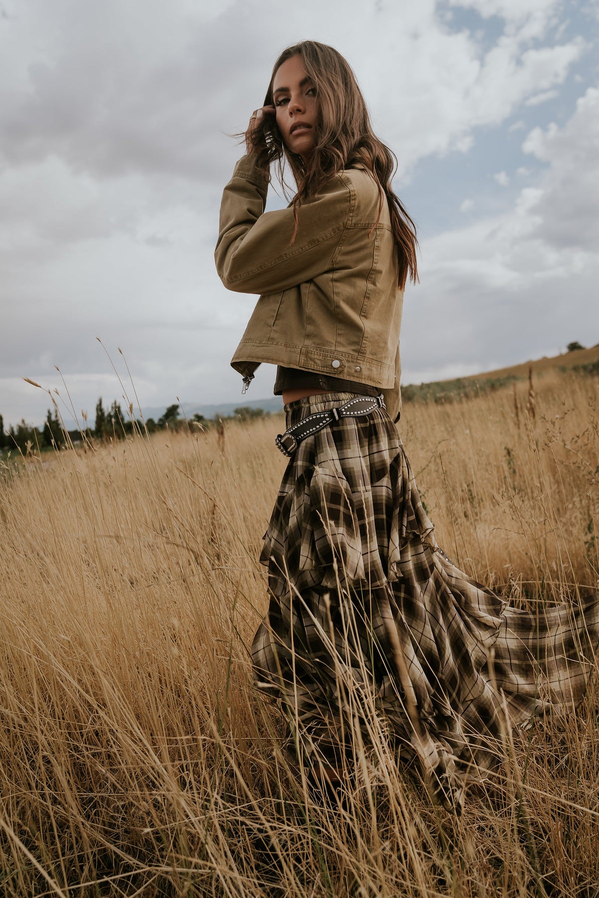 Ryder Washed Denim Cropped Jacket