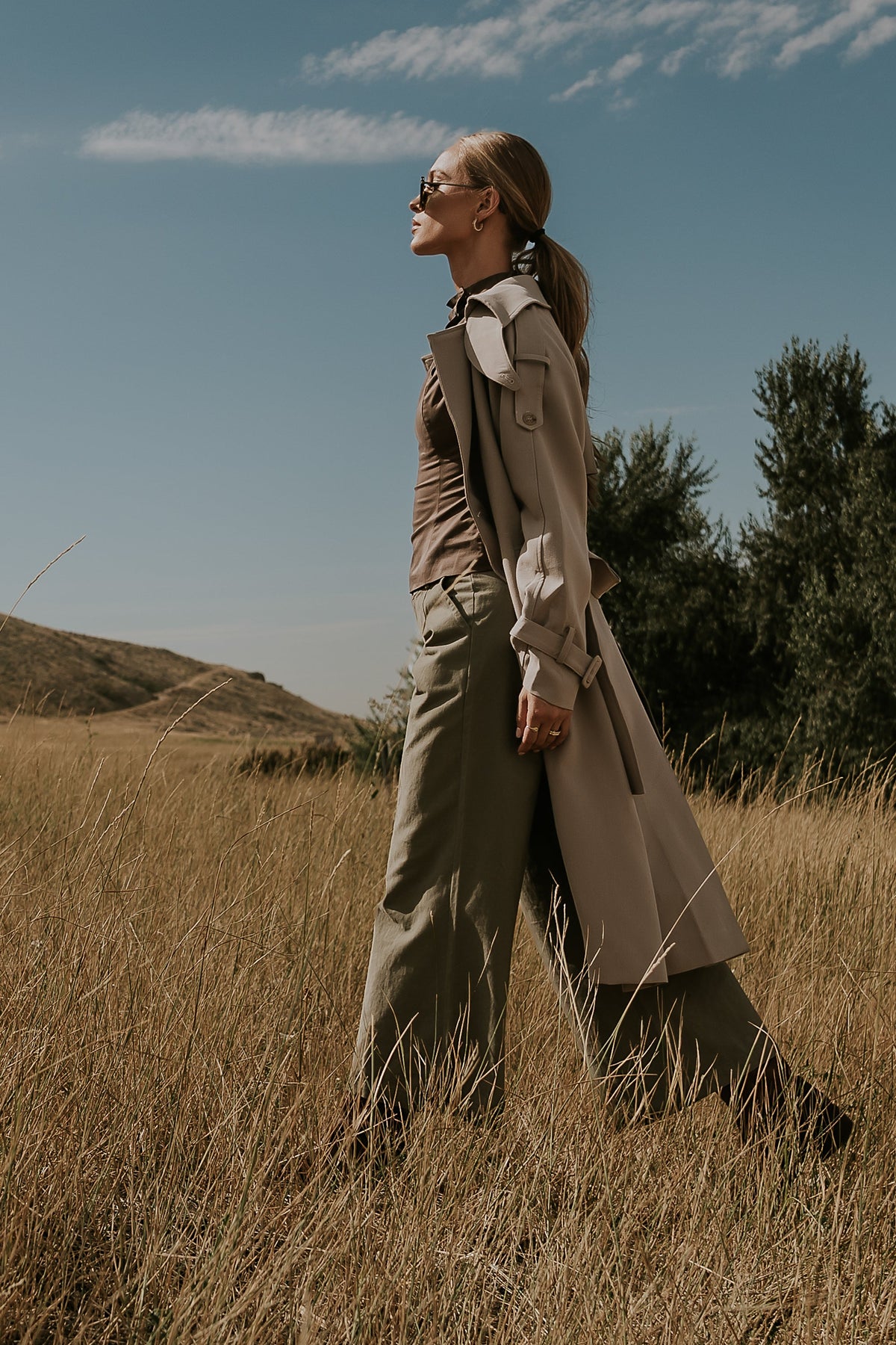 Jannah Wide Leg Pants in Olive - FINAL SALE