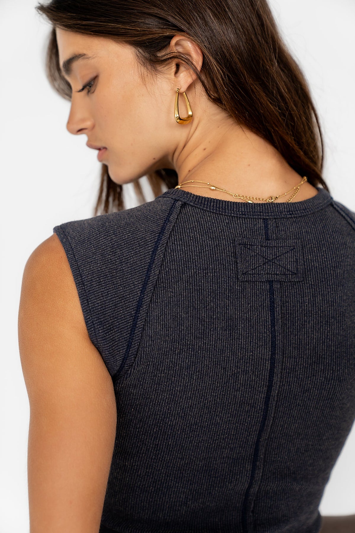 Huxley Tank in Navy - FINAL SALE