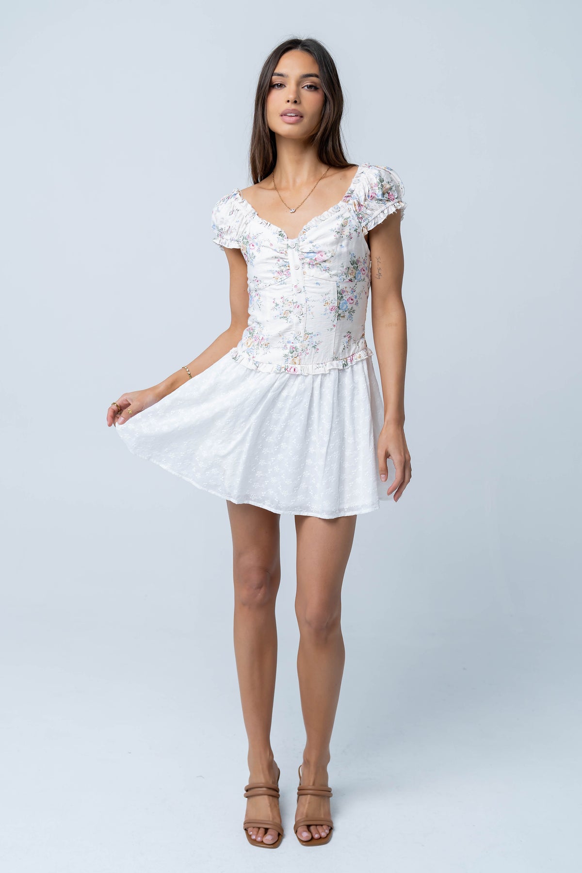 Maria Floral Mini Dress - FINAL SALE