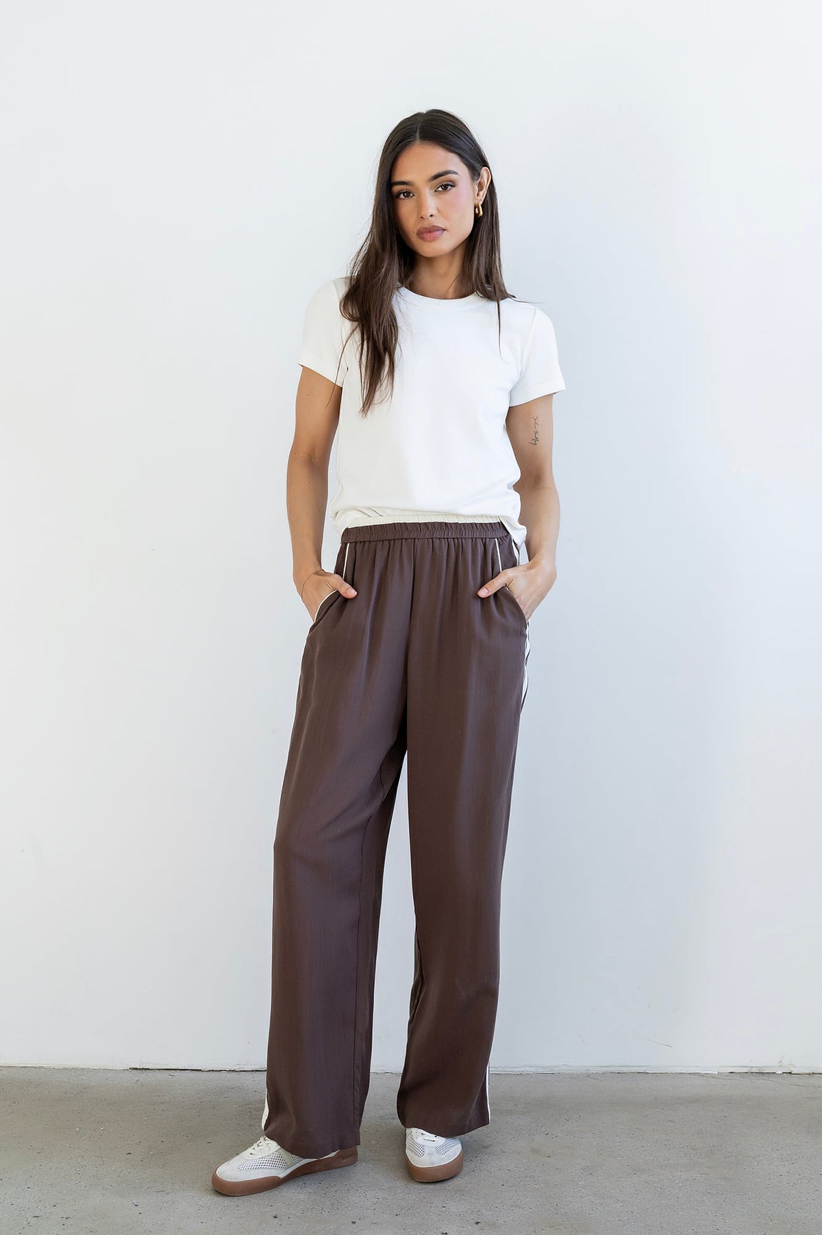 Mckenna T-Shirt in White - FINAL SALE